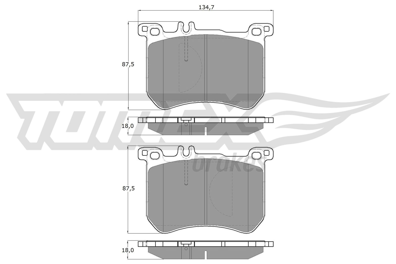 TOMEX Brakes TX 18-77 Sada...